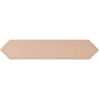Rose pink ceramic picket tile