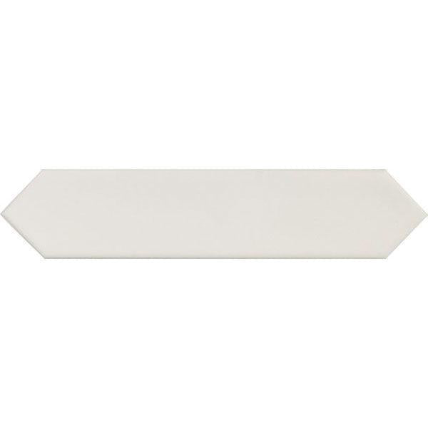 White ceramic picket tile