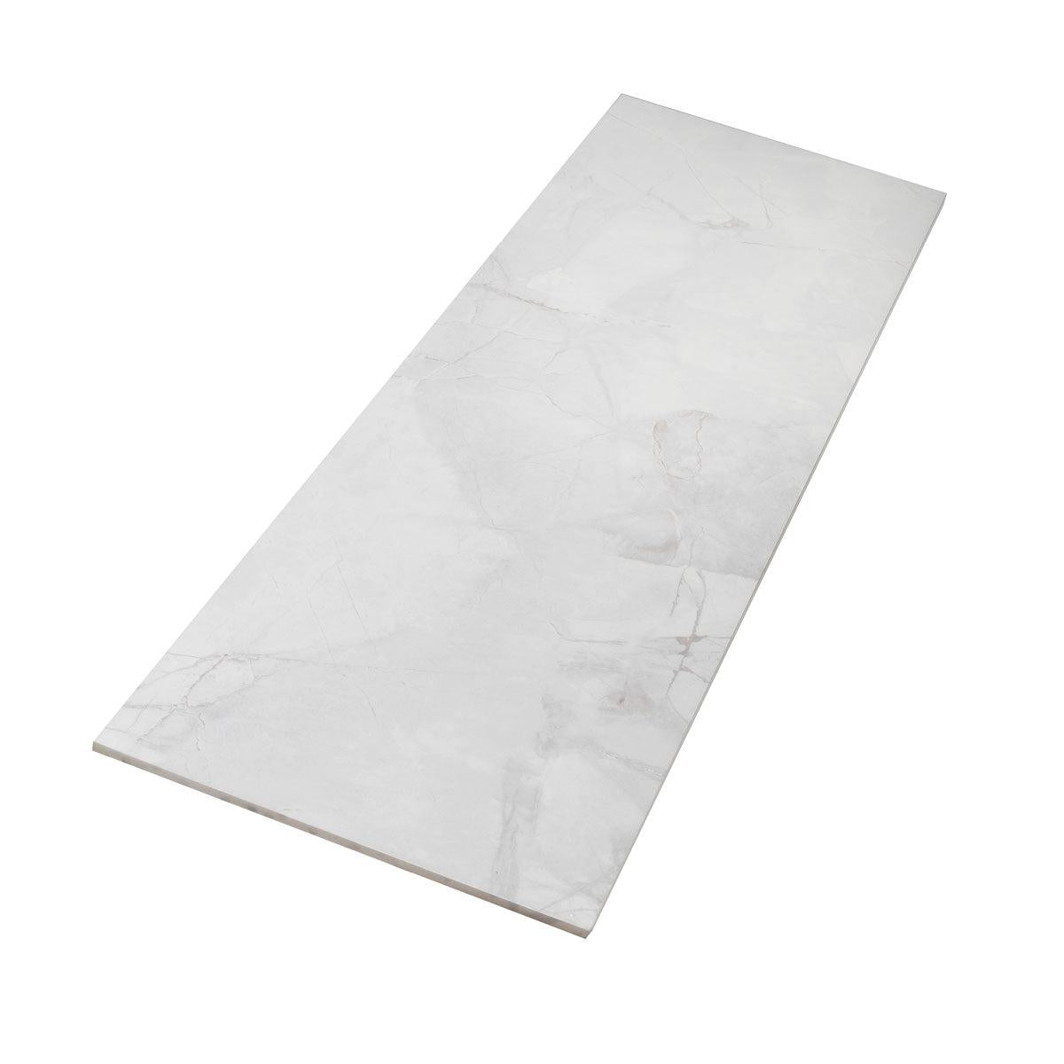Panorama Gray Marbled Ceramic Tile 16x48 | Tile Club