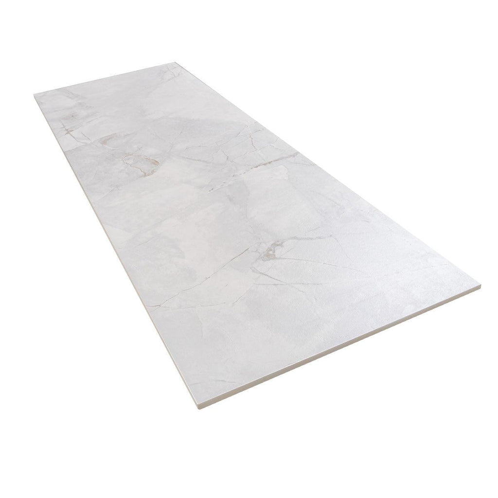 Panorama Gray Marbled Ceramic Tile 16x48 | Tile Club