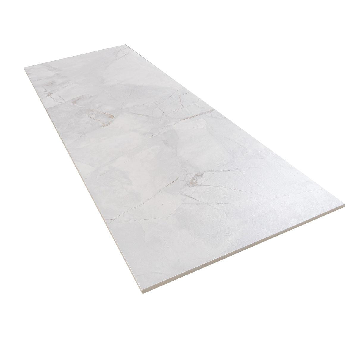 Panorama Gray Marbled Ceramic Tile 16x48 | Tile Club