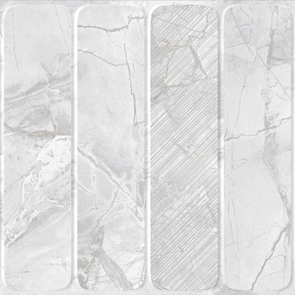 Panorama Gray Marbled Column Ceramic Tile 16x48 | Tile Club