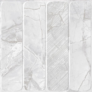 Panorama Gray Marbled Column Ceramic Tile 16x48