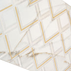 Panorama White Marbled Peak Porcelain Tile 24x48 | Tile Club