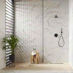 Panorama Gold Marbled Ceramic Tile 16x48 | Tile Club