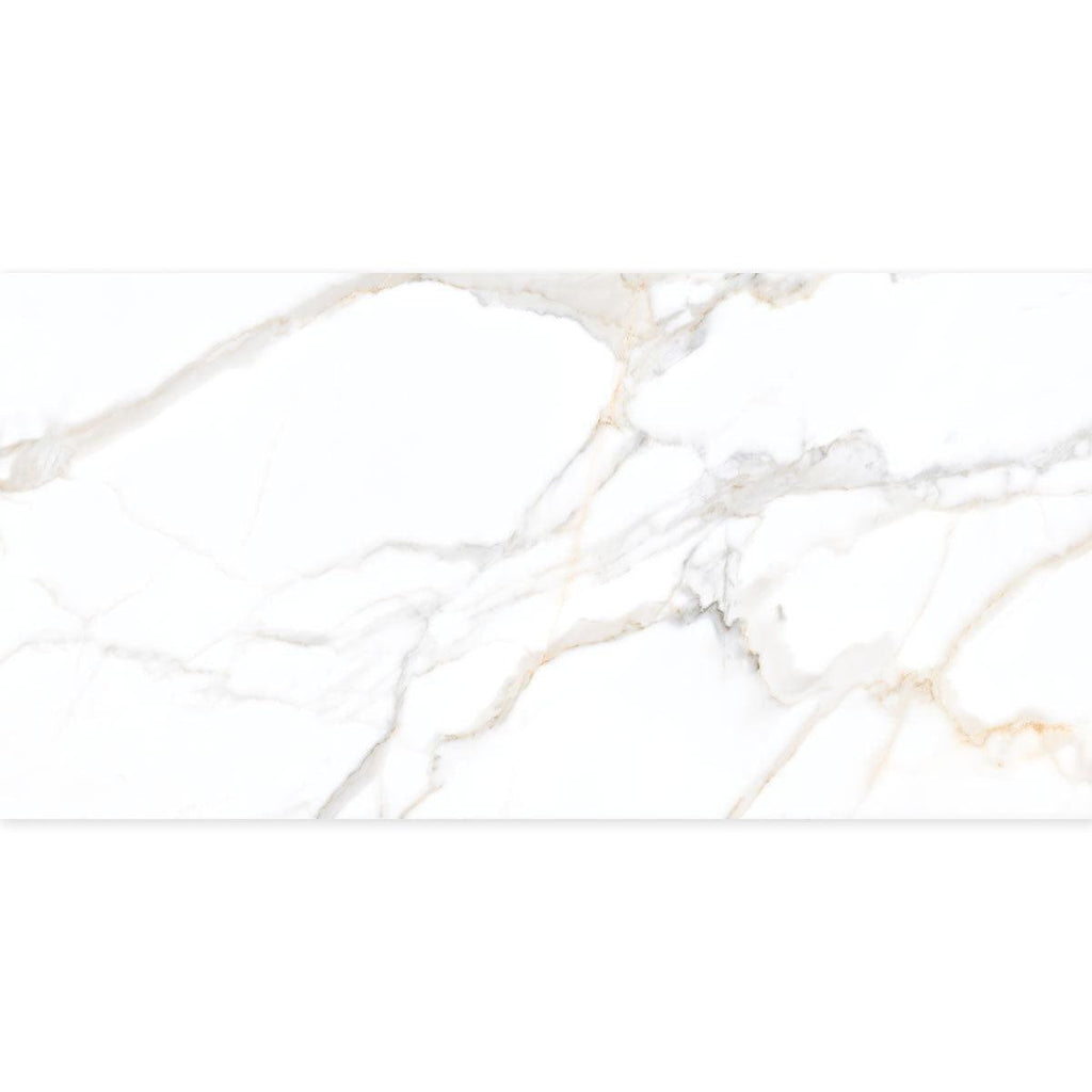 Panorama Gold Marbled Porcelain Tile 24x48 | Tile Club