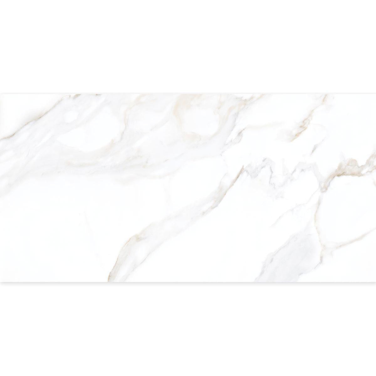 Panorama Gold Marbled Porcelain Tile 24x48