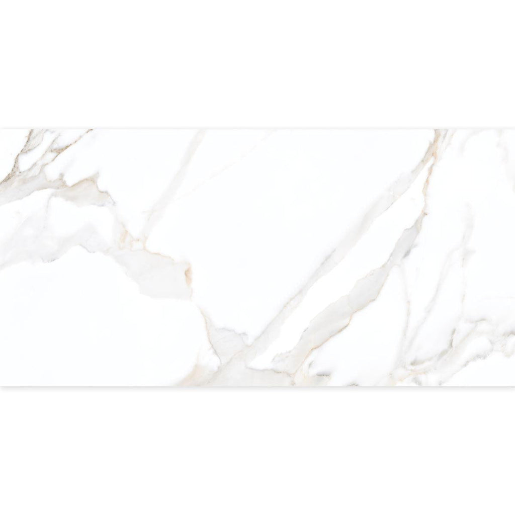 Panorama Gold Marbled Porcelain Tile 24x48 | Tile Club
