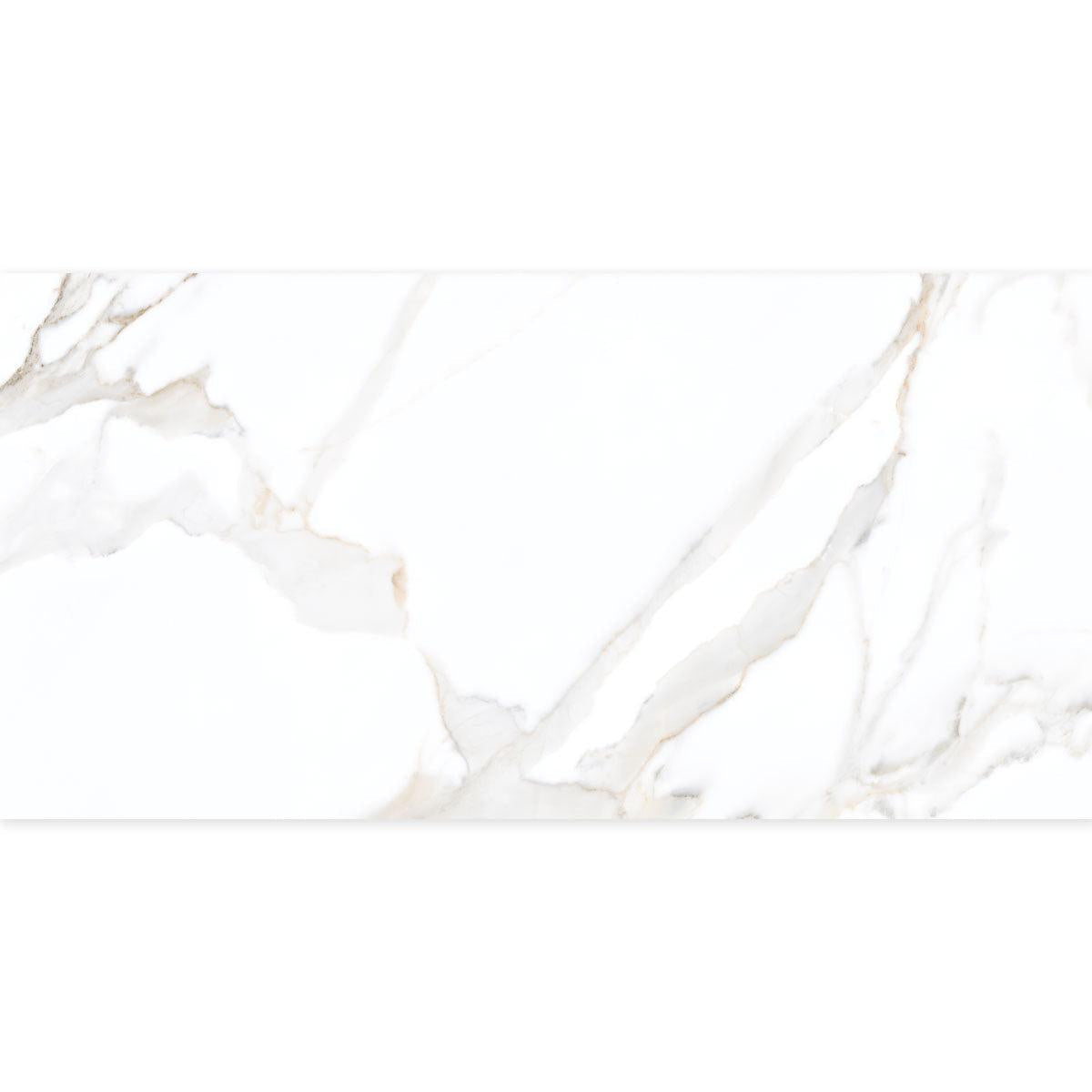 Panorama Gold Marbled Porcelain Tile 24x48 | Tile Club