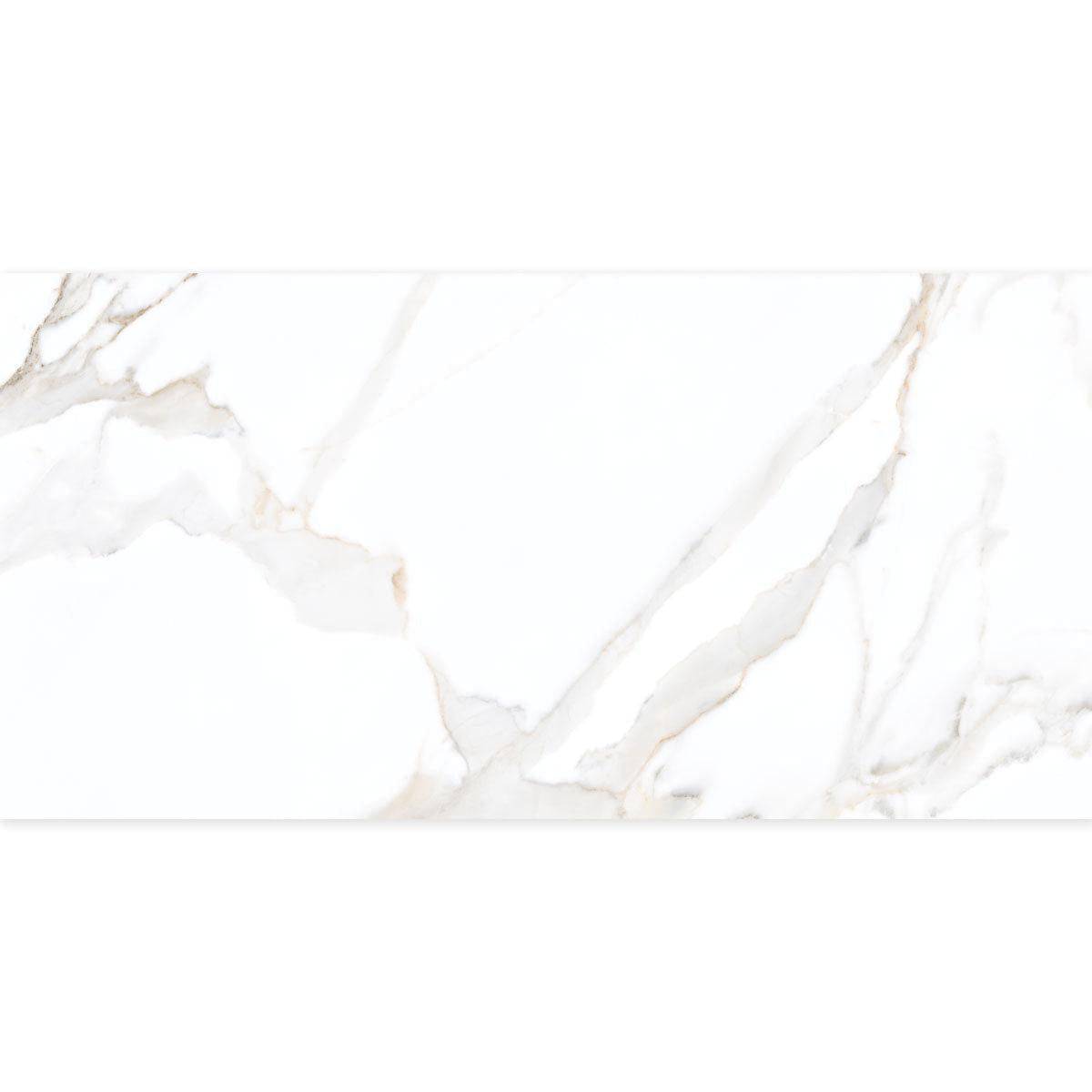 Panorama Gold Marbled Porcelain Tile 24x48 | Tile Club