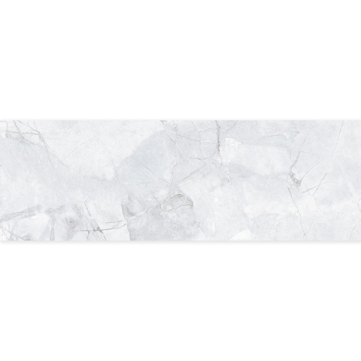 Panorama Gray Marbled Ceramic Tile 16x48