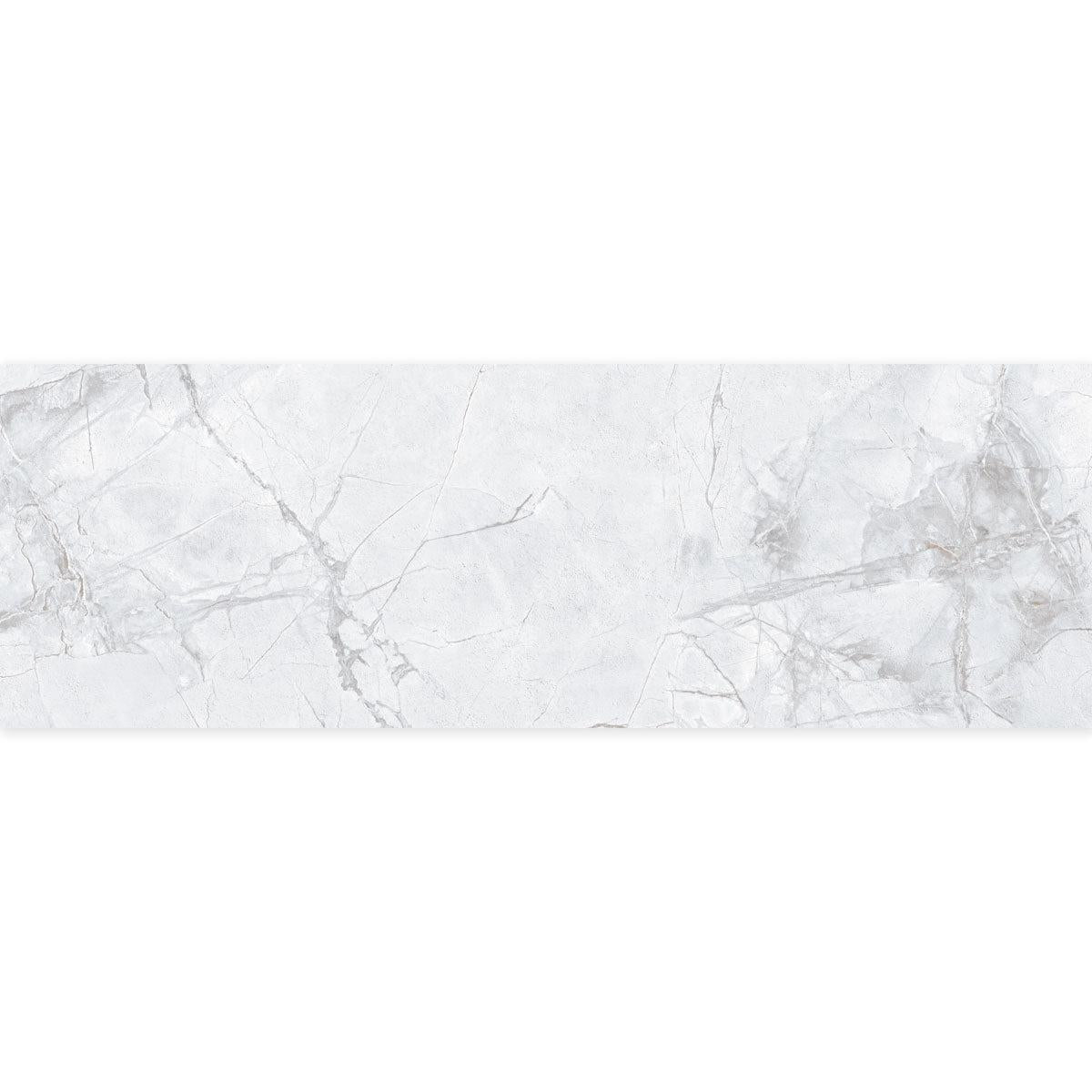 Panorama Gray Marbled Ceramic Tile 16x48