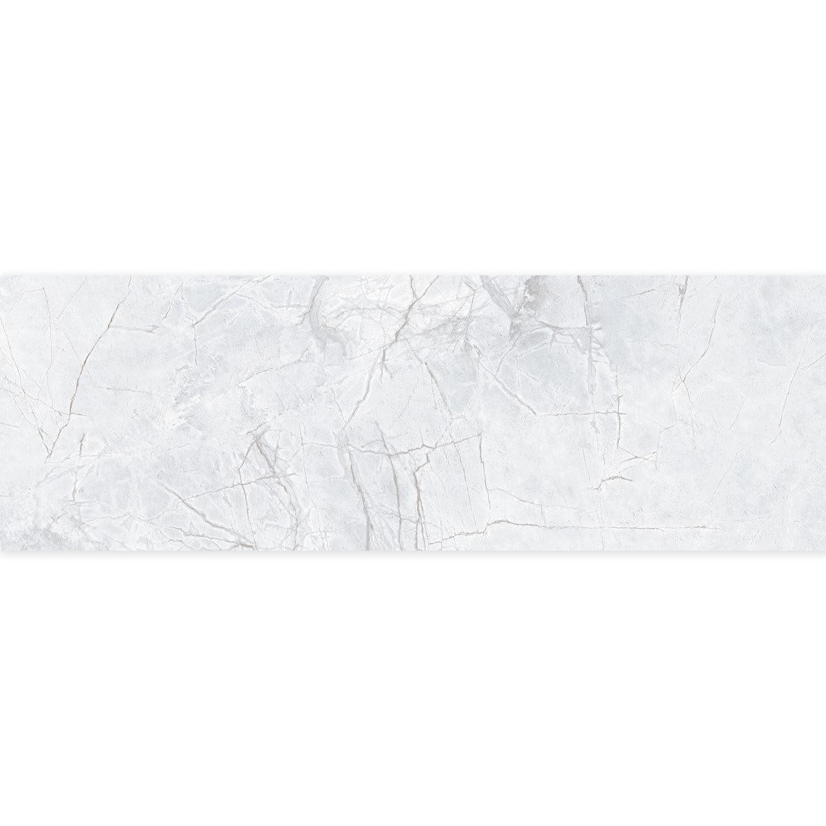 Panorama Gray Marbled Ceramic Tile 16x48