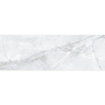 Panorama Gray Marbled Ceramic Tile 16x48 Sample