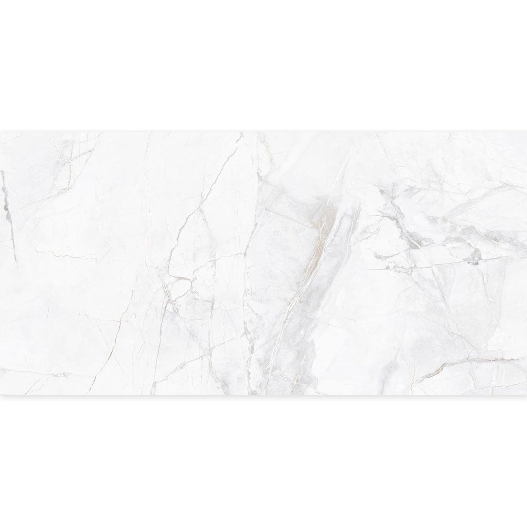 Panorama Gray Marbled Porcelain Tile 24x48 | Tile Club