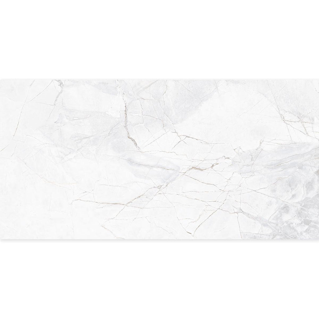 Panorama Gray Marbled Porcelain Tile 24x48 | Tile Club