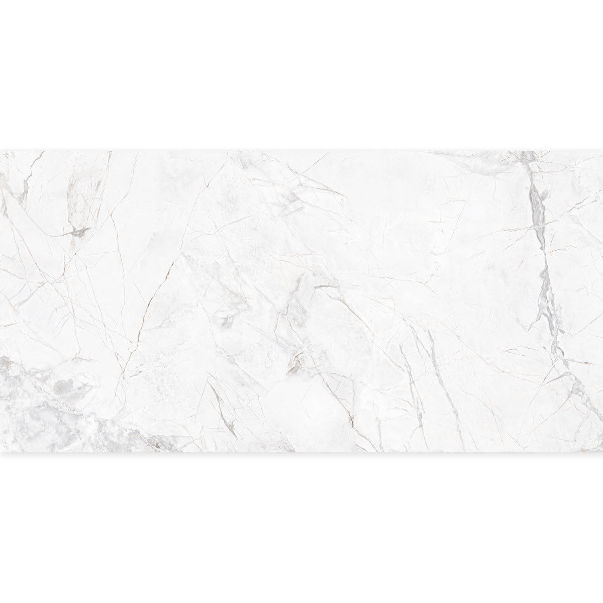 Panorama Gray Marbled Porcelain Tile 24x48 | Tile Club