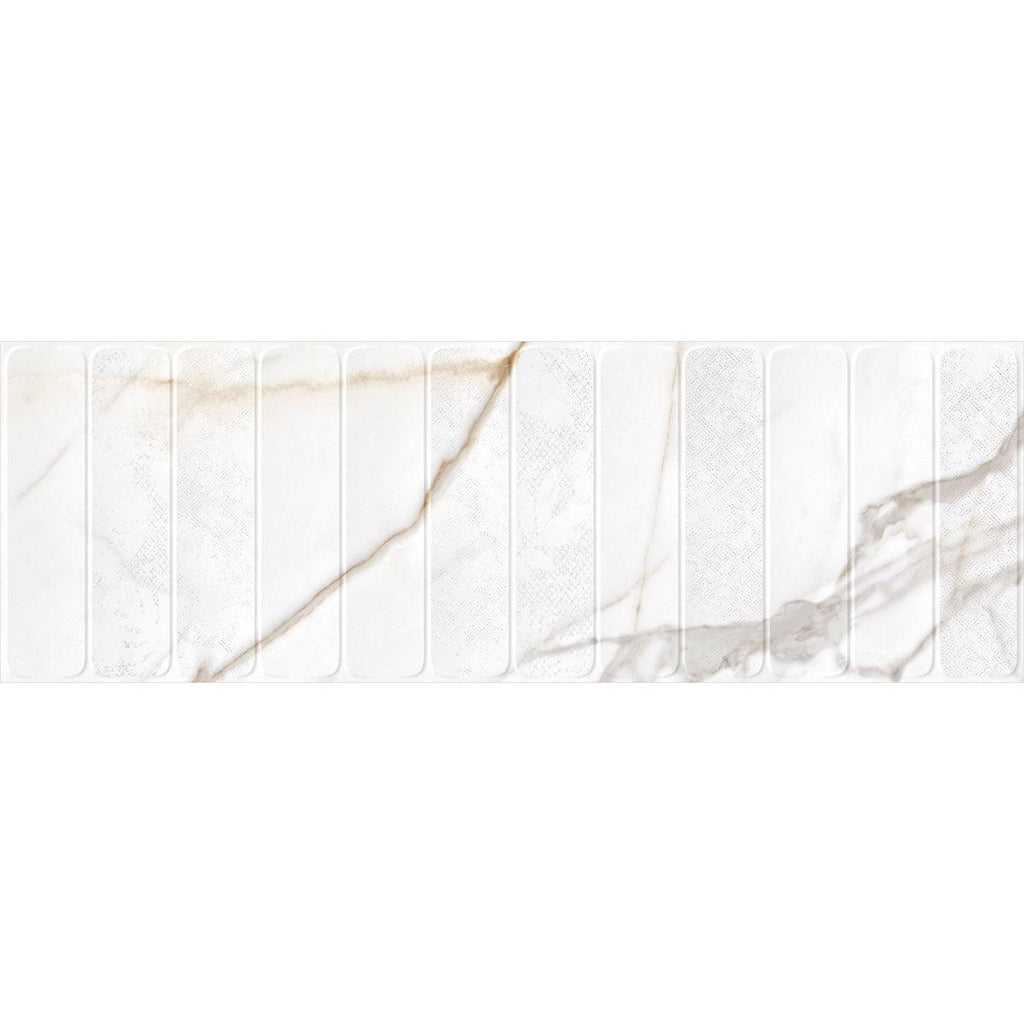 Panorama Gold Marbled Column Ceramic Tile 16x48 | Tile Club