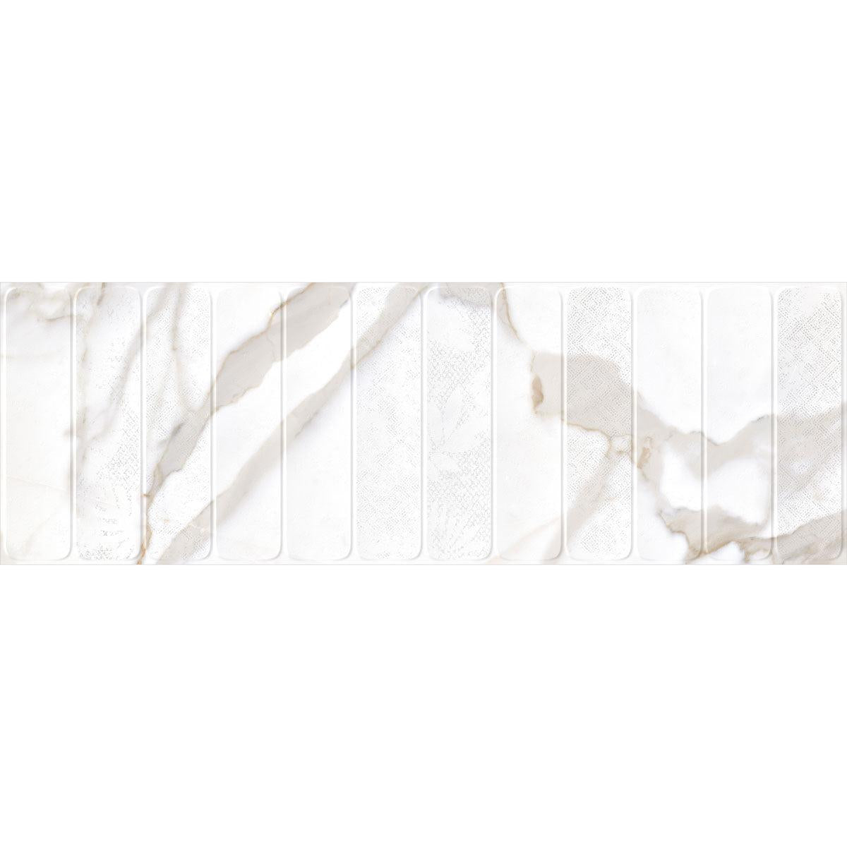 Panorama Gold Marbled Column Porcelain Tile 16x48