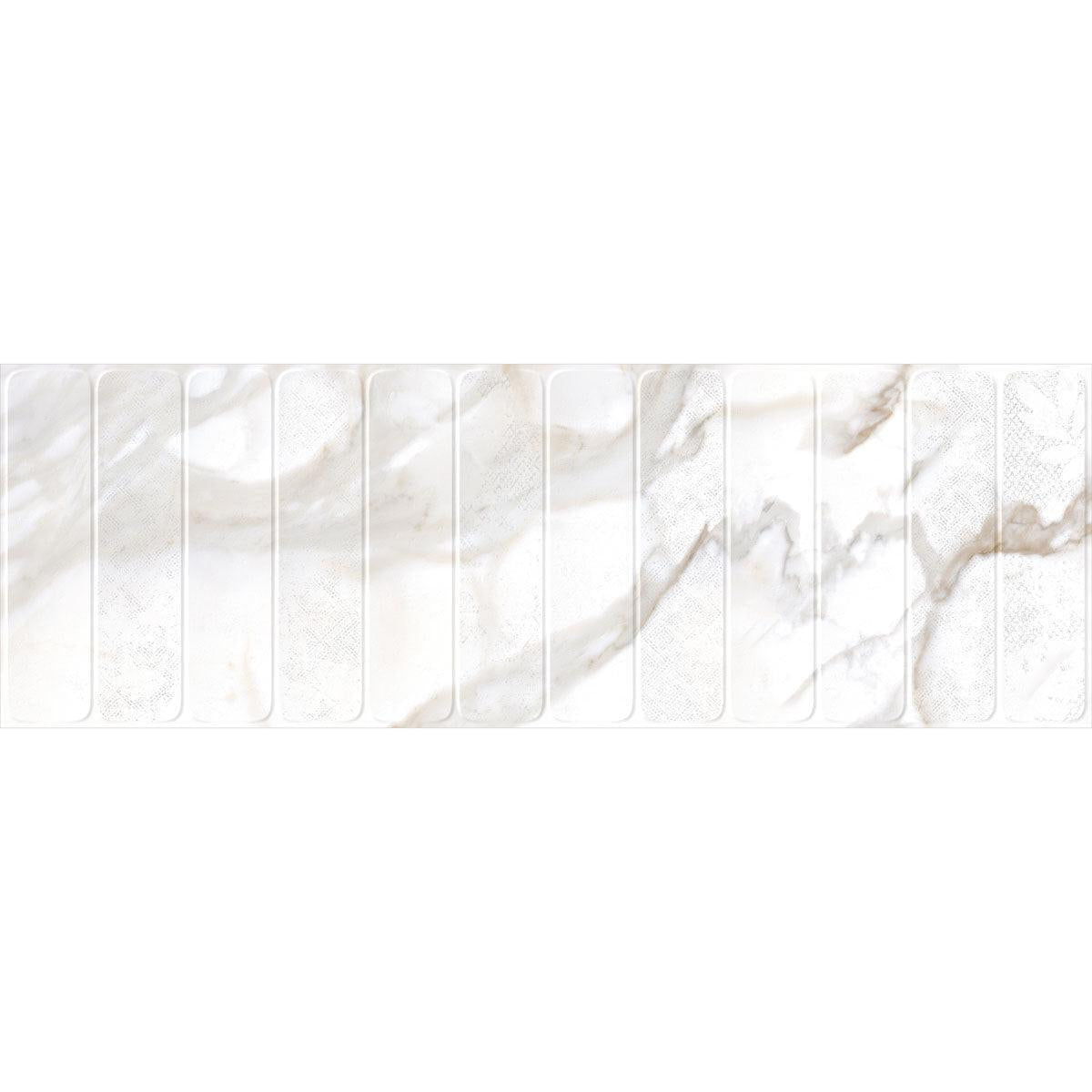 Panorama Gold Marbled Column Ceramic Tile 16x48 | Tile Club