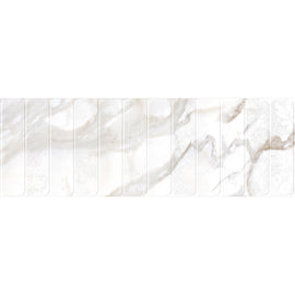Panorama Gold Marbled Column Ceramic Tile 16x48 Sample