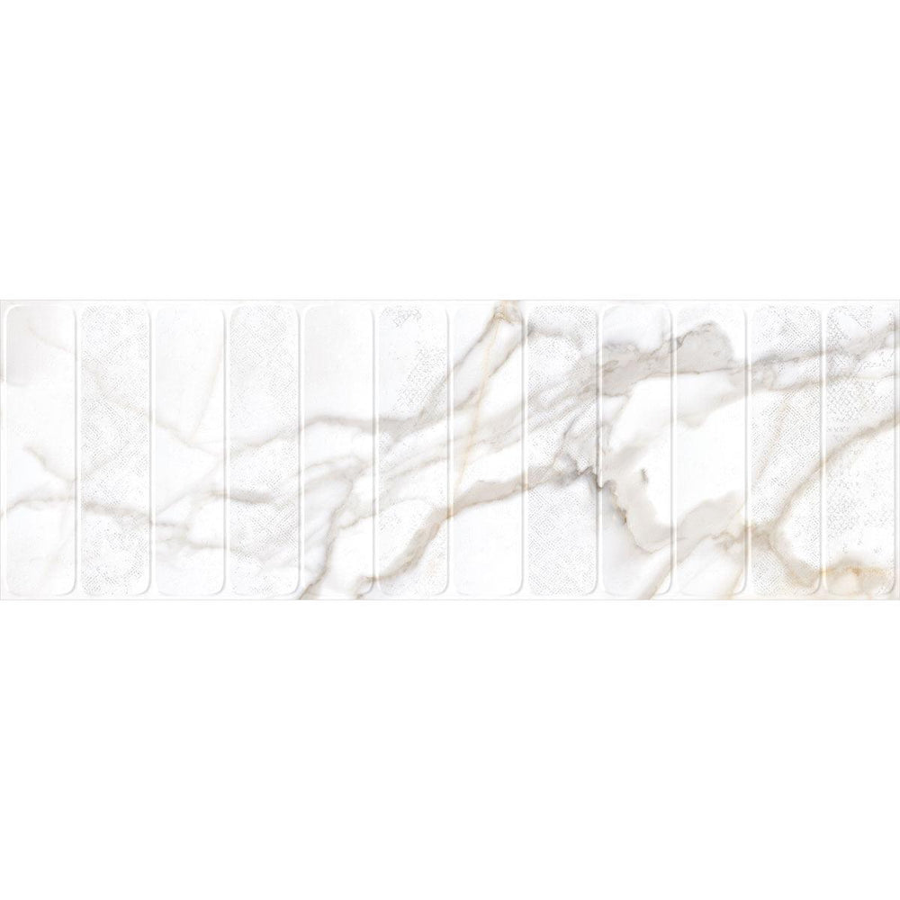 Panorama Gold Marbled Column Ceramic Tile 16x48 | Tile Club