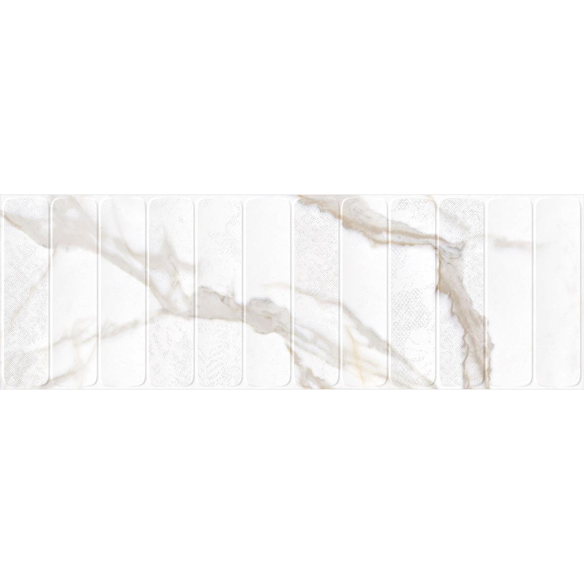 Panorama Gold Marbled Column Ceramic Tile 16x48 | Tile Club