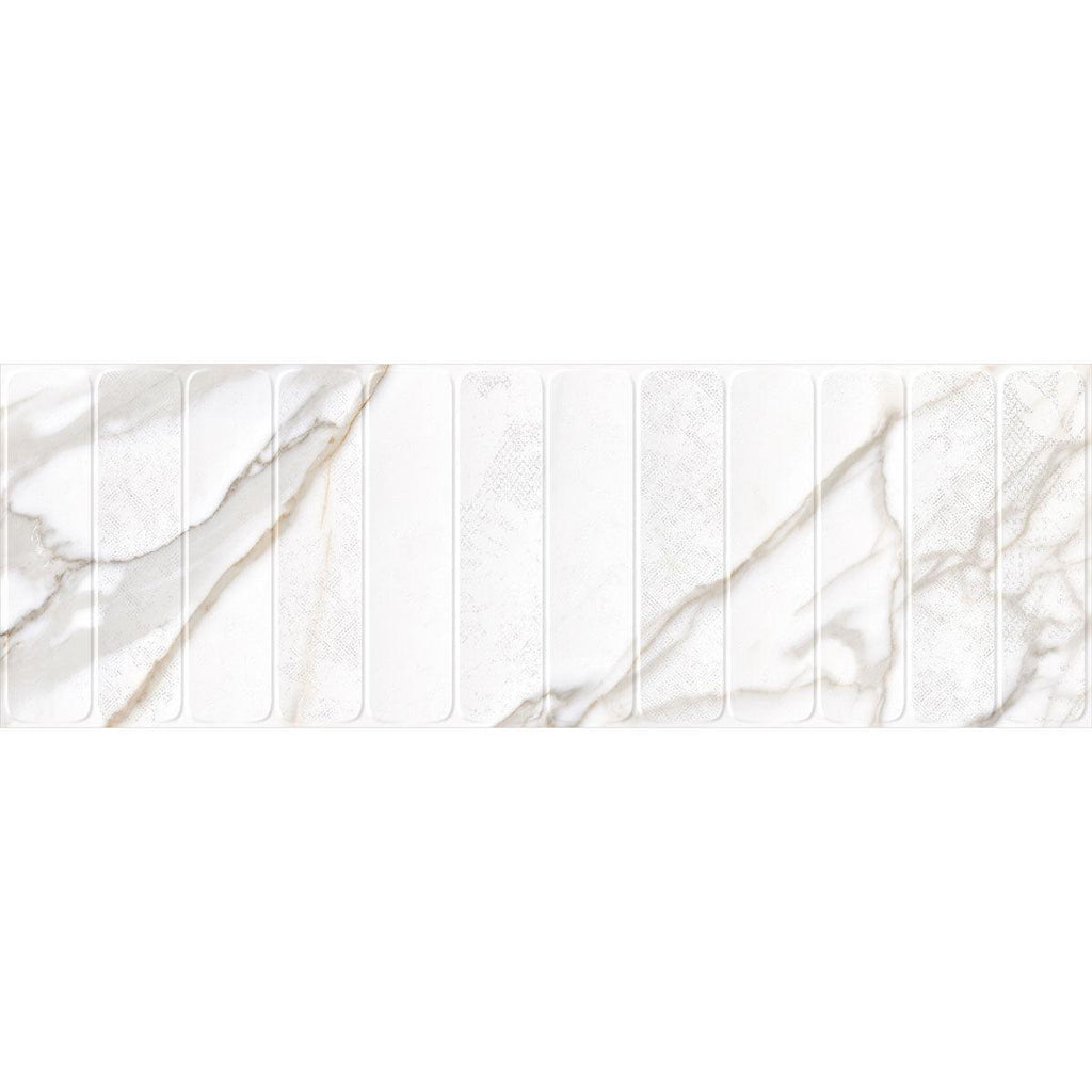 Panorama Gold Marbled Column Ceramic Tile 16x48 | Tile Club