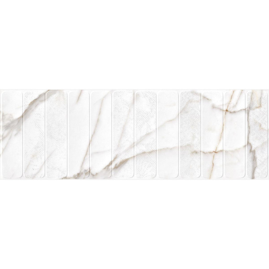 Panorama Gold Marbled Column Ceramic Tile 16x48 | Tile Club