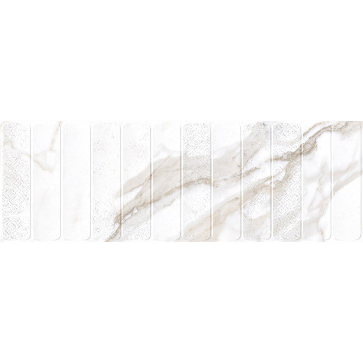 Panorama Gold Marbled Column Porcelain Tile 16x48