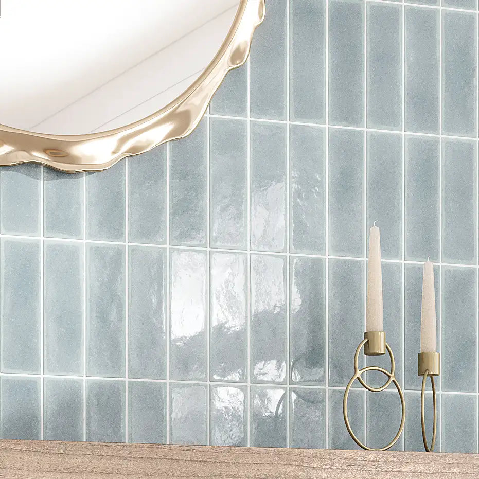 Pavillon Blue Ceramic Subway Tile 2.7x8.5 | Tile Club