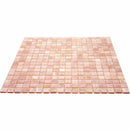 Peach Sunrise Glass Squares Tile | Tile Club