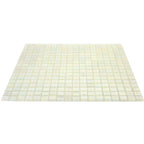 Pearlescent Clear Squares Glass Tile | Tile Club