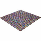 Pearlescent Oil Slick Squares Glass Tile | Tile Club