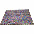 Pearlescent Oil Slick Squares Glass Tile | Tile Club