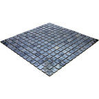 Pearly Denim Blue Squares Glass Pool Tile | Tile Club