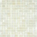 Pearly Waves Glossy Mixed Squares Glass Pool Tile