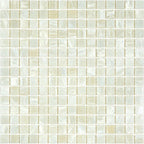Pearly Waves Glossy Mixed Squares Glass Pool Tile