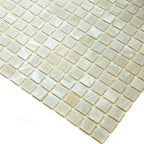 Pearly Waves Mixed Squares Glass Pool Tile | Tile Club