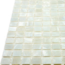 Pearly Waves Mixed Squares Glass Pool Tile | Tile Club