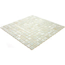 Pearly Waves Mixed Squares Glass Pool Tile | Tile Club