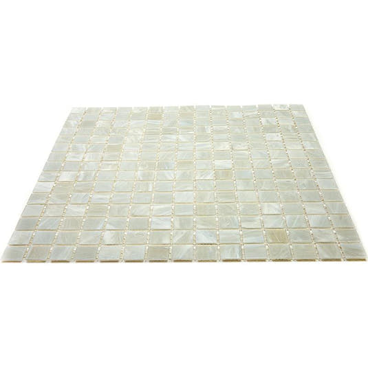 Pearly Waves Mixed Squares Glass Pool Tile | Tile Club