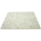 Pearly Waves Mixed Squares Glass Pool Tile | Tile Club