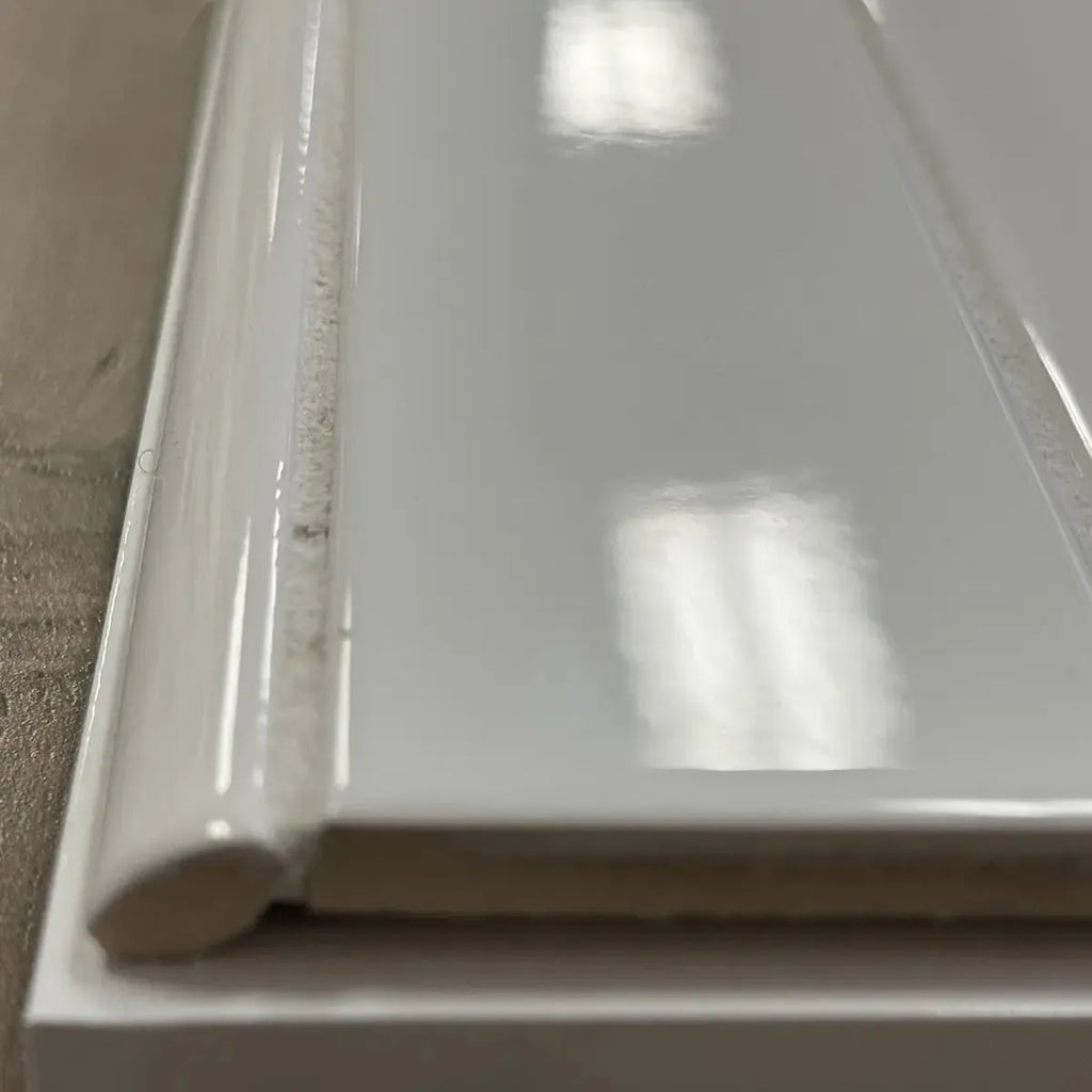 Groove White Pencil Gloss Ceramic Tile Trim | Tile Club