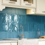 Picchetto Navy Matte Ceramic Picket Tile | Tile Club