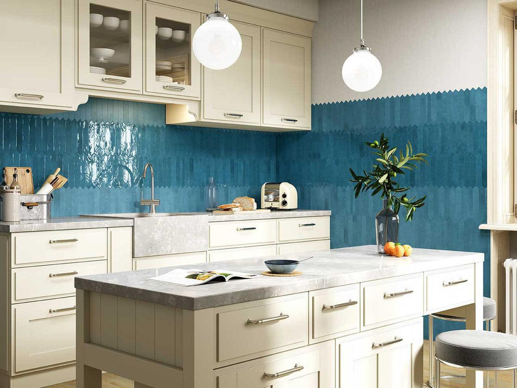 Picchetto Navy Matte Ceramic Picket Tile | Tile Club