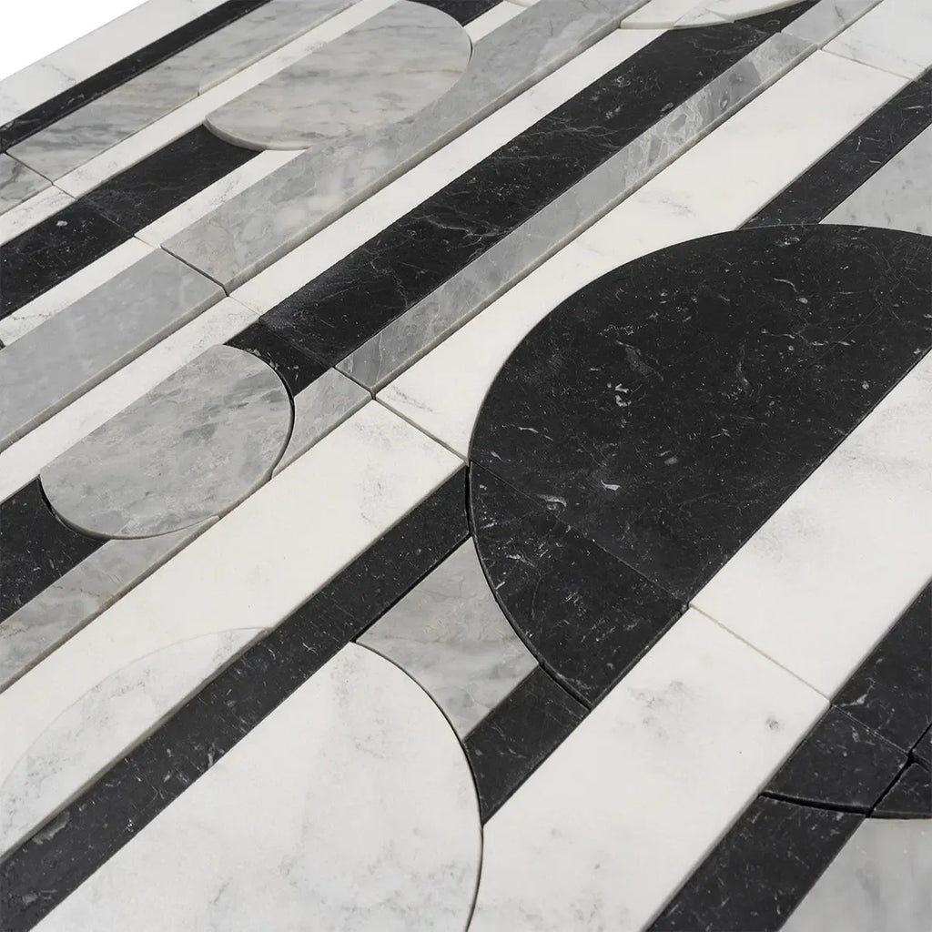 Pictoria Eclipse Bold Waterjet Mosaic Tile | Tile Club