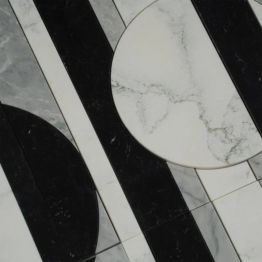 Pictoria Eclipse Bold Waterjet Mosaic Tile | Tile Club