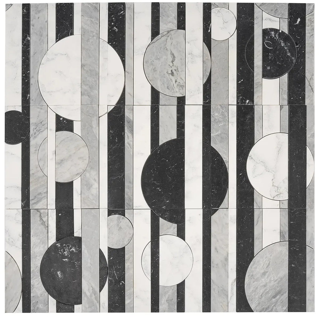 Pictoria Eclipse Bold Waterjet Mosaic Tile | Tile Club