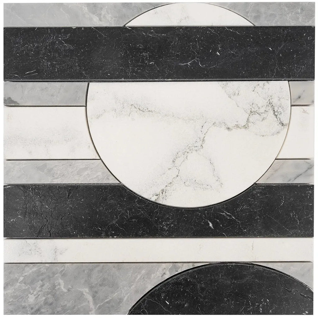 Pictoria Eclipse Bold Waterjet Mosaic Tile | Tile Club